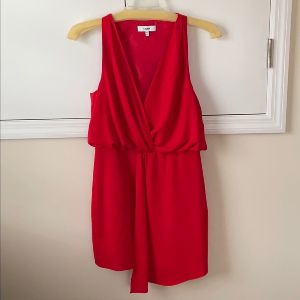 Likely Red Cocktail Dress